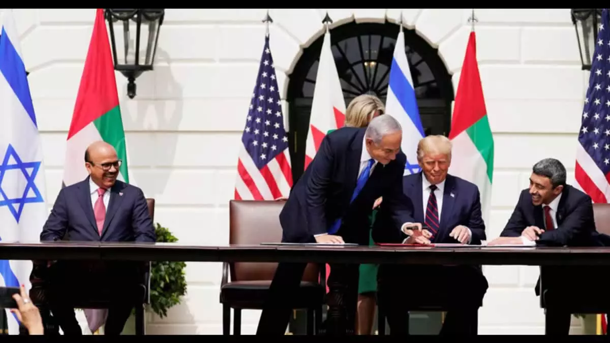 Tratado de paz histórico entre Israel e oriente médio