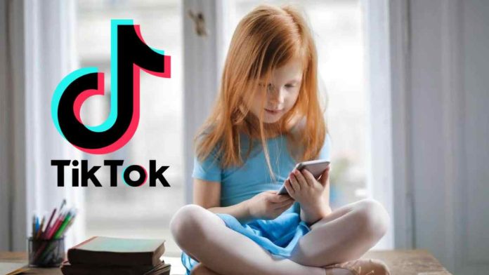 Criança tendo acesso ao TikTok, corre grandes risco para sua vida. Pediatra alerta os pais. (fotomontagem pixels)